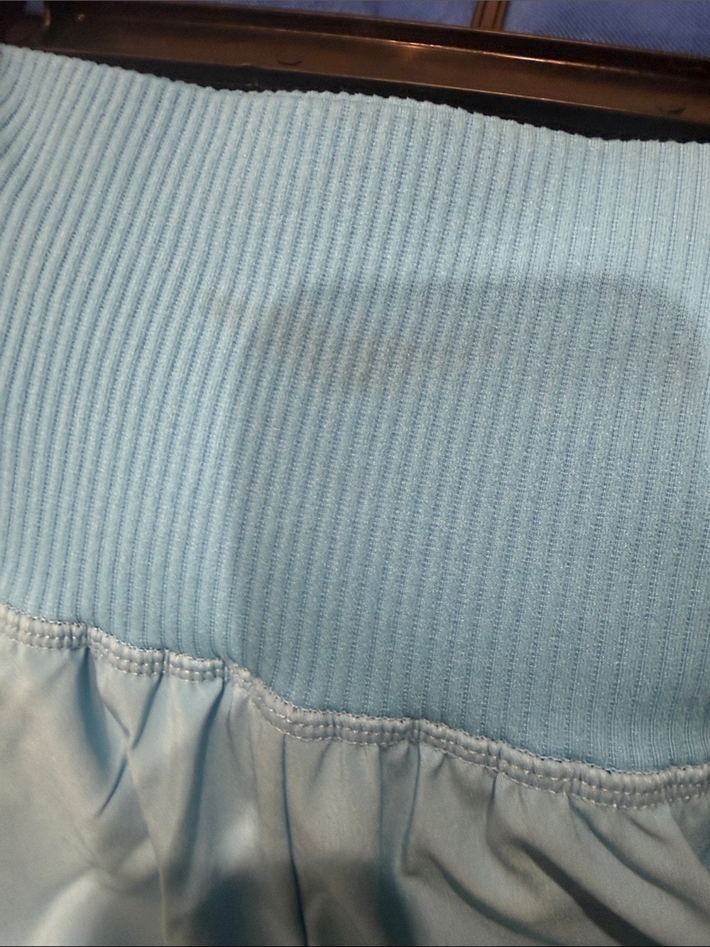 NWT Yogalicious Bonnie Blue Rib Seamless Claire Bra & Lightstreme Lyra Short, S - Picture 9 of 9